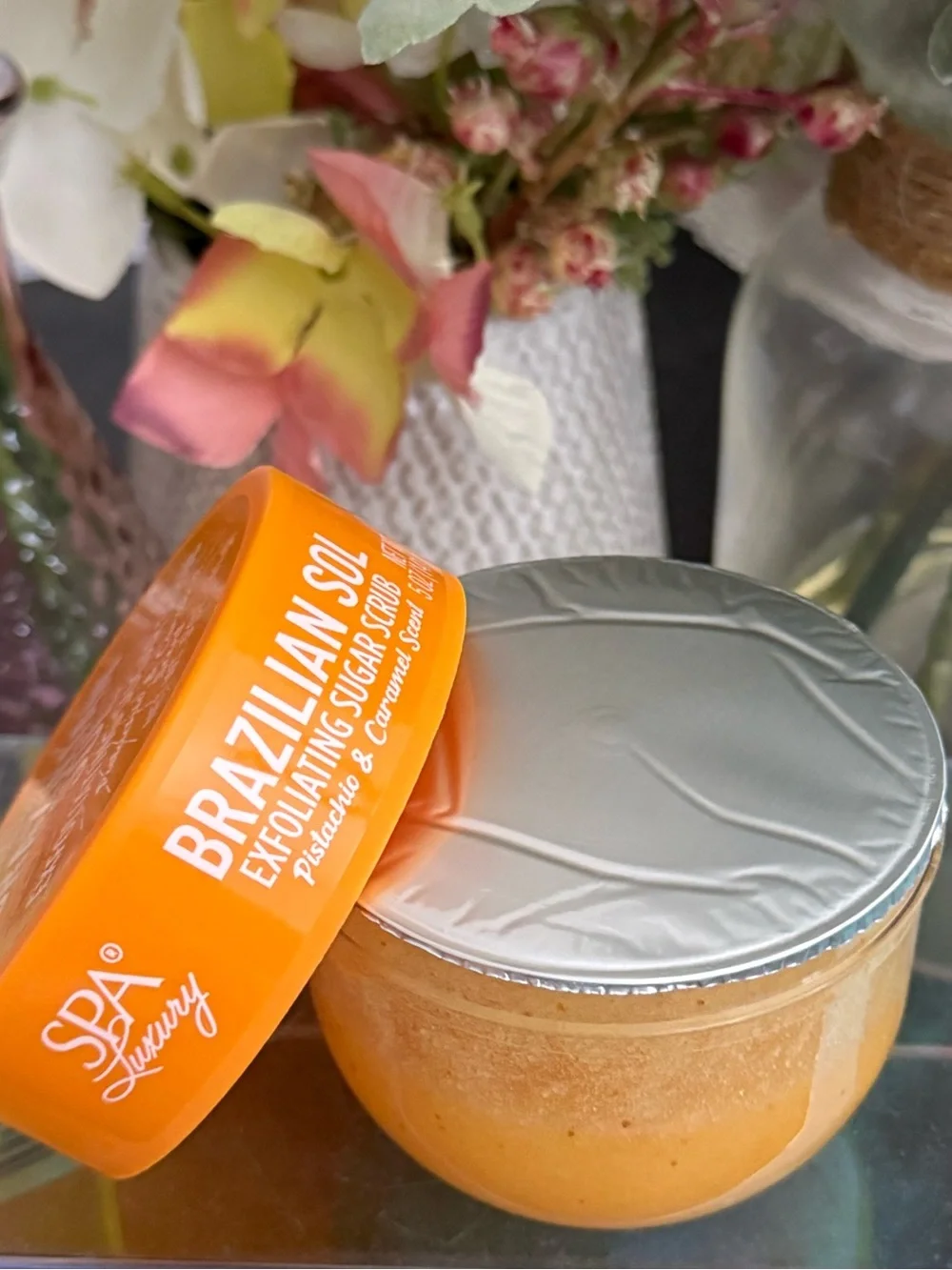 🆕🍡 SPA LUXURY LIMITED EDITION BRAZILIAN SOL “PISTACHIO & CARAMEL” SUGAR SCRUB!